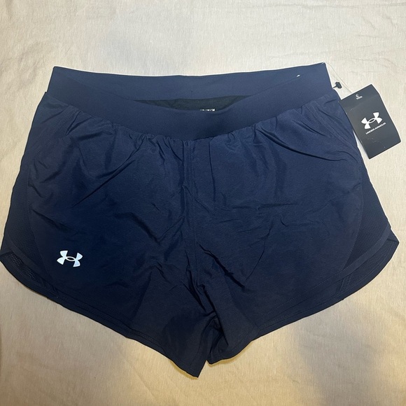 Under Armour Pants - Under Armour Women's Dark Blue Athletic Shorts